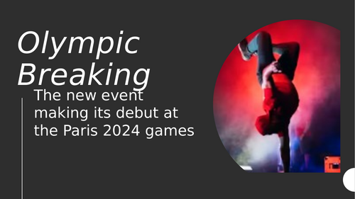 Paris Olympics 2024 New Event: Breaking