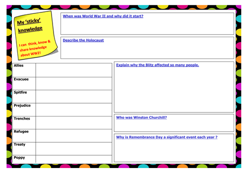 Knowledge retention assessment mat