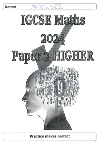 IGCSE Maths Paper 2F Foundation 2024 Revision pack