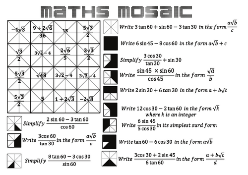 Exact trig values calculations puzzle