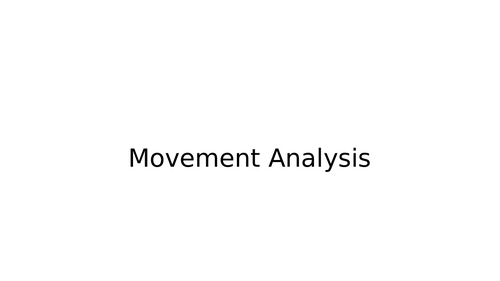 EDUQAS GCSE PE Movement Analysis