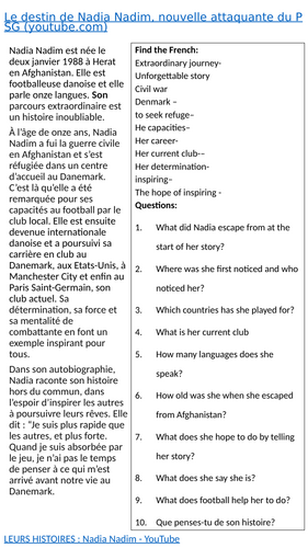 Nadia Nadim fact file