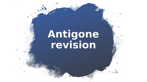 Antigone A-Level theme revision