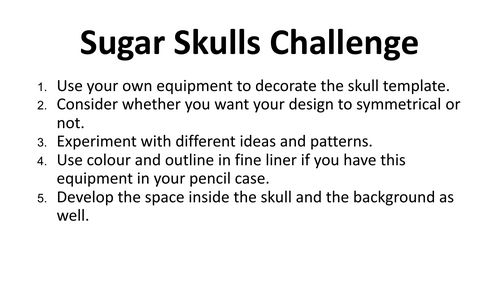 Sugar Skulls Art, Design & Pattern