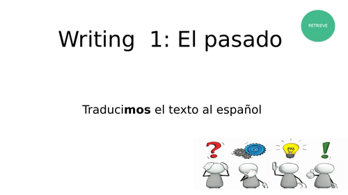 GCSE Spanish  writing Past tense
