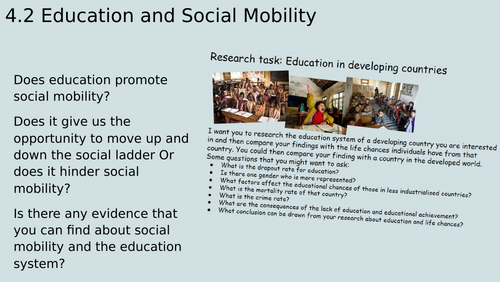 4.2 Education and Social Mobility