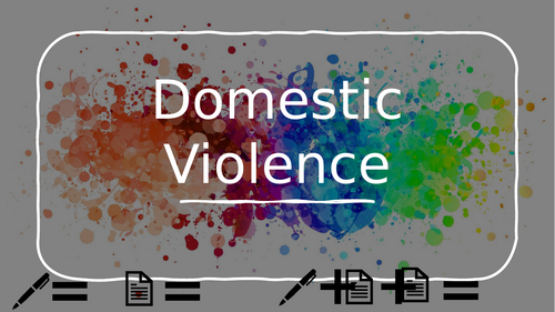 Domestic Violence Lesson