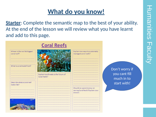 What are coral reefs | Teaching Resources