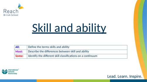 Cambridge iGCSE PE - Skill Acquisition Powerpoints (10 Powerpoints)