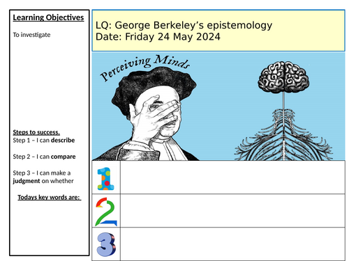 George Berkeley's idealism | Teaching Resources