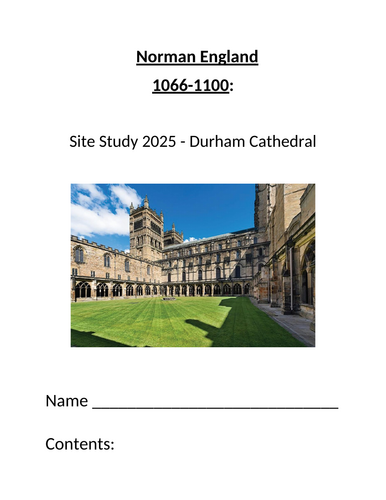 AQA Norman Historic Environment Durham Cathedral Booklet