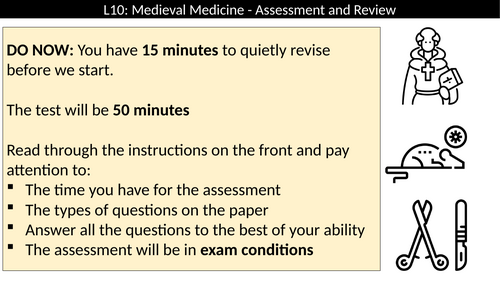 L10 - Medieval Medicine: Assessment and Review