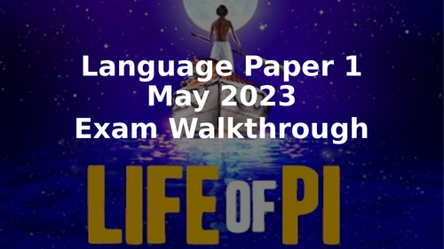 AQA Language Paper 1 May 2023 Walkthrough