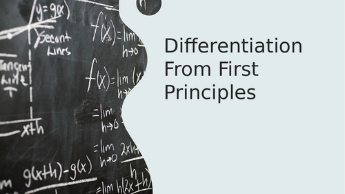 Differentiation From First Principles