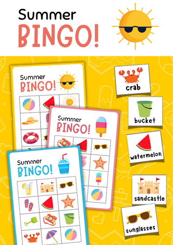 Summer Bingo game.