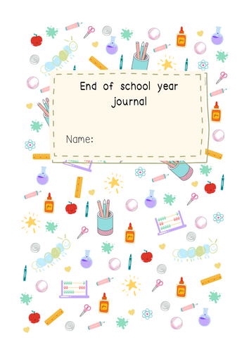 End of year journal