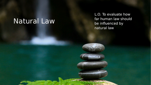A-Level RS: Natural Law Full Lesson - Eduqas Ethics - Religious Studies