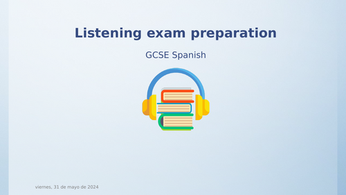 Listening exam preparation