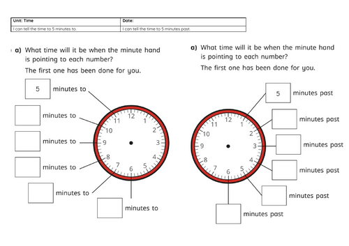 KS1 Time Unit Resources