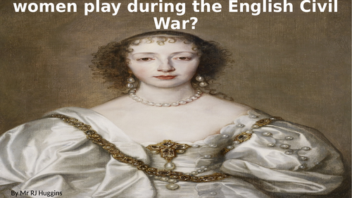 Market Place Activity - What roles did women play during the English Civil War?