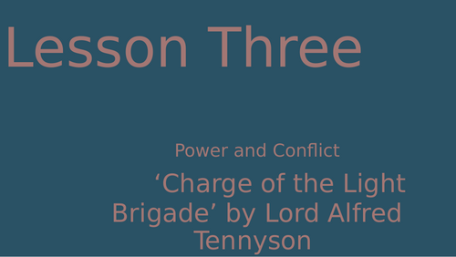 'Charge of the Light Brigade' by Alfred, Lord Tennyson Analysis