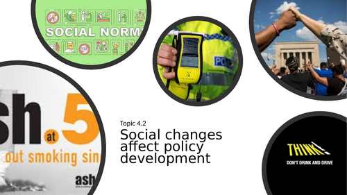 Topic 4.2 Social Changes affect policy development