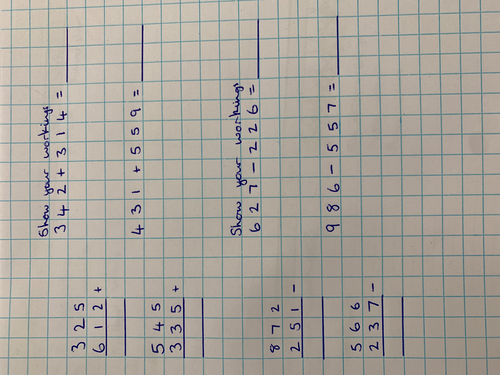 Year 4 Maths Term 1 unit of work