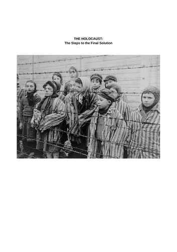The Holocaust booklet