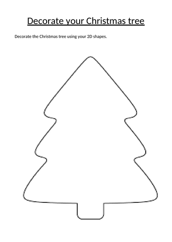 2D shape Tree