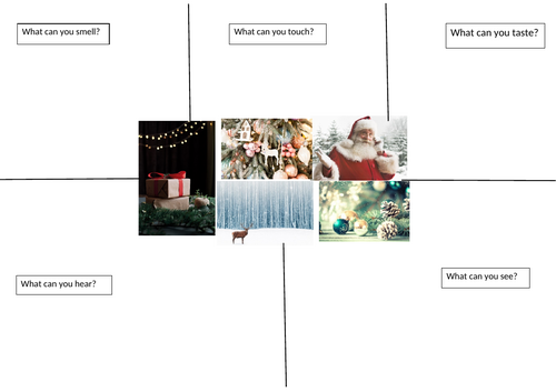 Christmas writing brainstorm