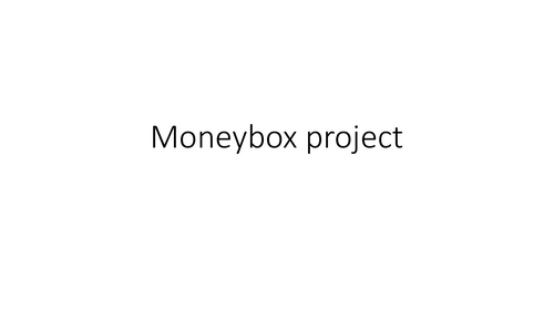 Money Box - lesson 5 Nets