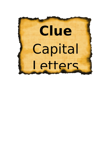 Writing Detective Display