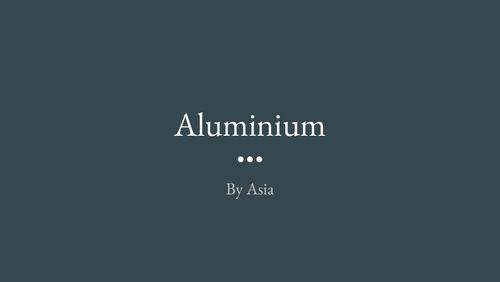 Aluminium
