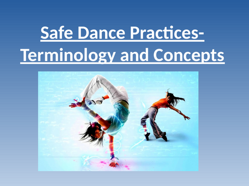 KS3 Dance- Safe Dance Practices lesson