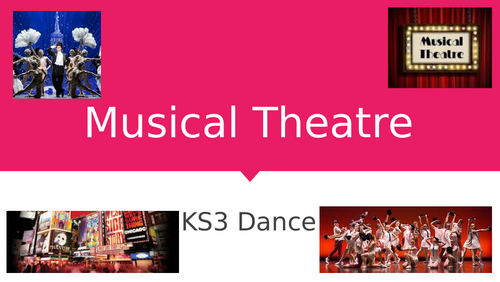 KS3 Musical Theatre SOW