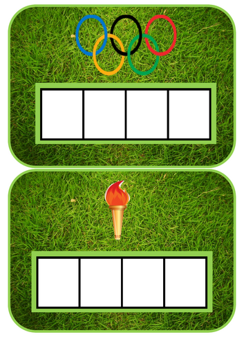 Phase 3/4 Olympic themed phoneme frames