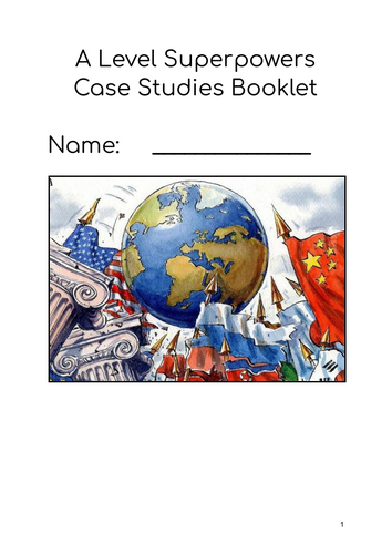 Edexcel A Level Superpowers Case Studies