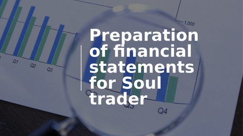 Preparation of final accounts for sole trader- Accounting AQA