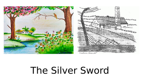 How does the mood of the Silver Sword change from chapter 1 to chapter 3?