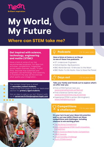 My World, My Future: Where can STEM take me