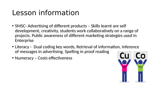 Btec Tech award enterprise Message and Medium