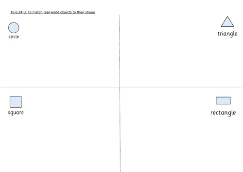 2d shape and photo match SEND