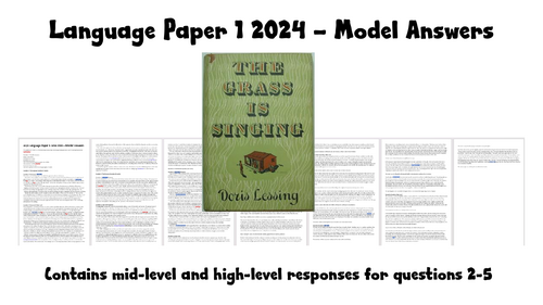 AQA Language Paper 1 June 2024 Model Answers