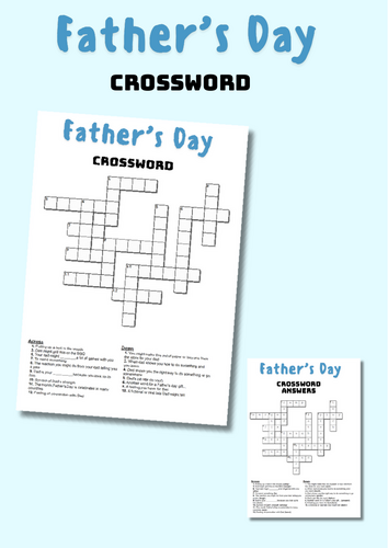 Father's Day Crossword