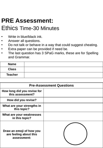 Ethics Education Bundle: Lessons 1-4 + Assessment + Movie Project