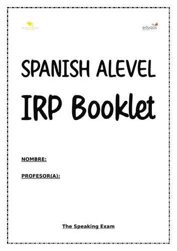 A-level Spanish IRP
