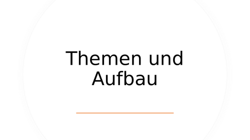 Der Vorleser Themen und Aufbau - themes and structure A Level