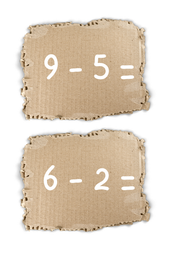 Cardboard Subtraction