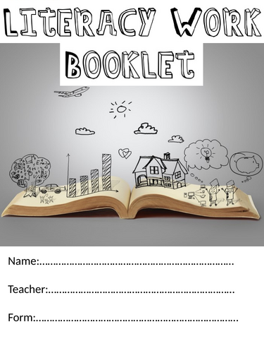 KS4 Literacy Booklet 1 AQA Style (details of contents in description)