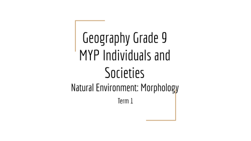 MYP Unit Overview Bundle